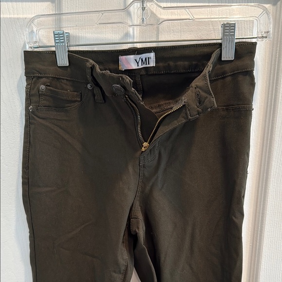 YMI Small Green Skinny Jeans Mid-Rise Stretch Jeggings - Picture 6 of 14